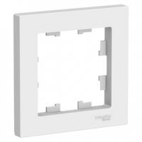 AtlasDesign рамка 1 пост, универсальная, белый ATN000101