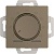 AtlasDesign термостат электронный теплого пола с датчиком, от +5 до +45 C, 10A, механизм, шампань ATN000535
