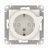 AtlasDesign розетка с заземлением со шторками с выталкивателем, 16А, механизм, бежевый ATN000247